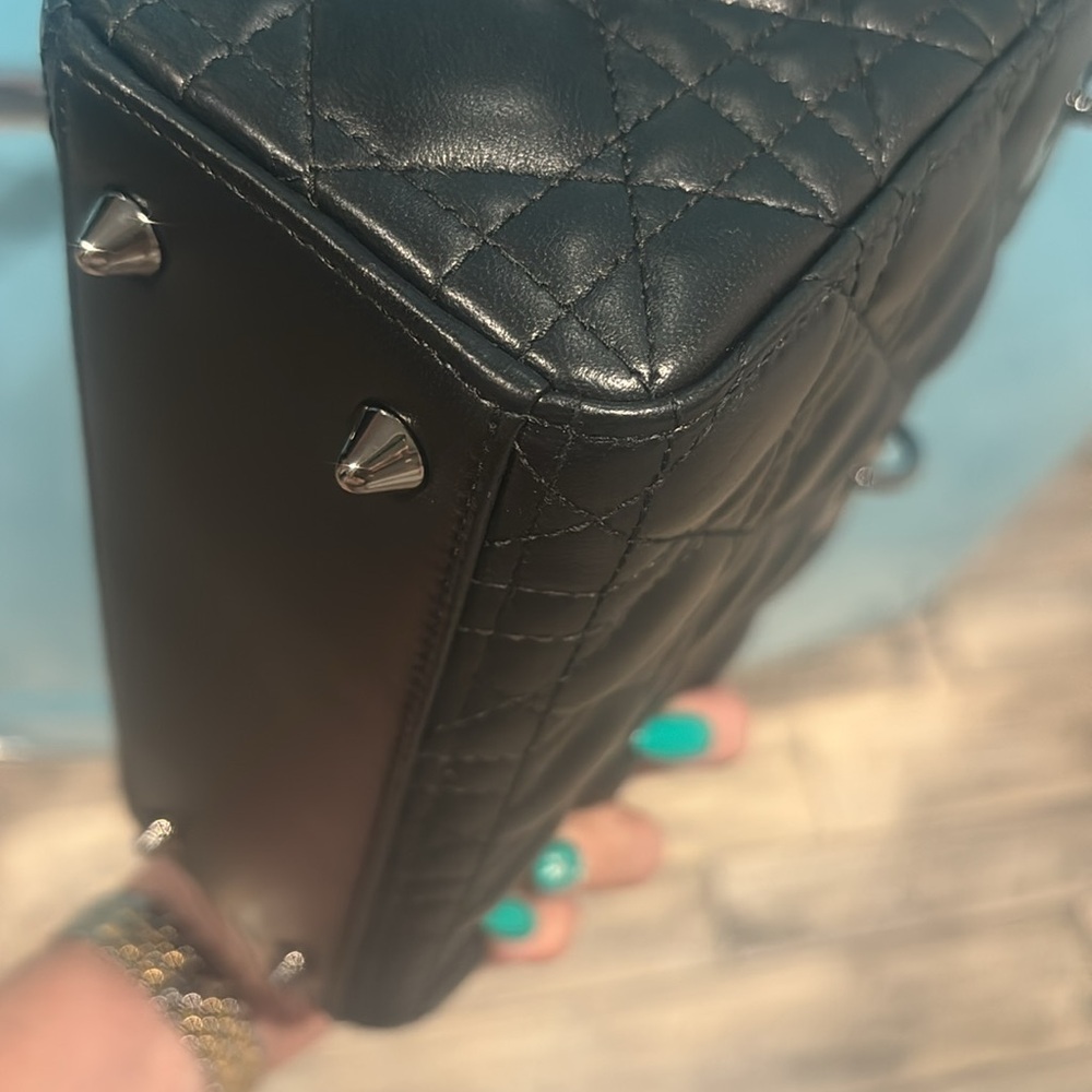 Christian Dior Lady Dior ABC black gunmetal hardware - Picture 15 of 15